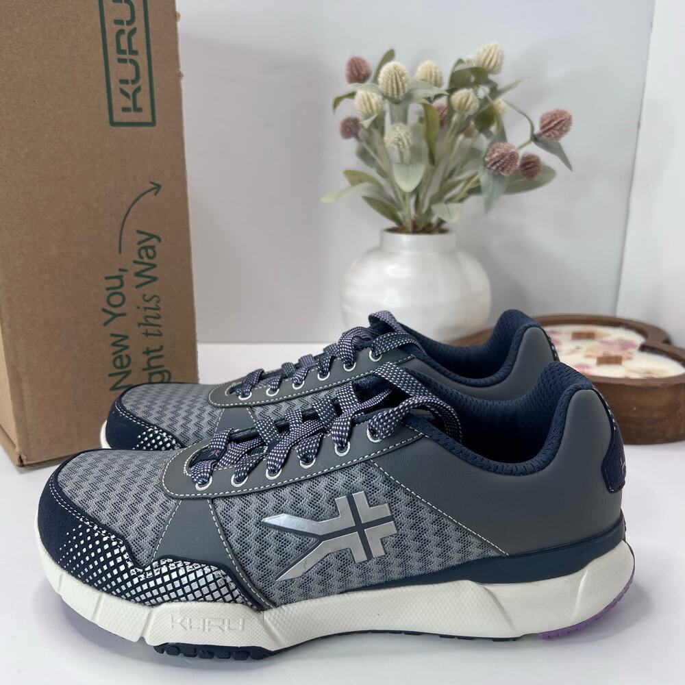 Kuru Quantum Walking Comfort Sneaker Petwer/Night Sky/Lavender Women 9.5W NWB